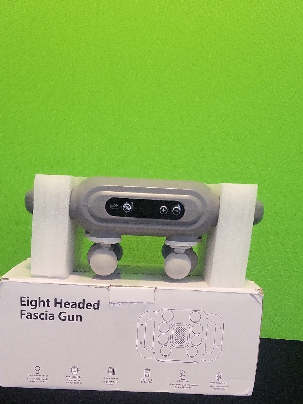 Massage Handheld Massager - Light Gray